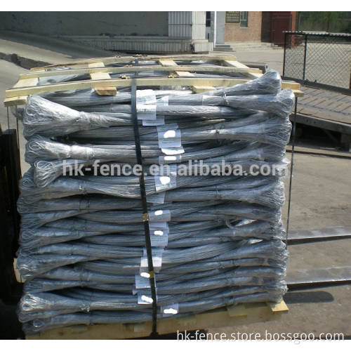 Rapid cotton baling wire,electro or hot dipped galvanized loop bar tie wire with single or double loop,8 Type tie wire for sale